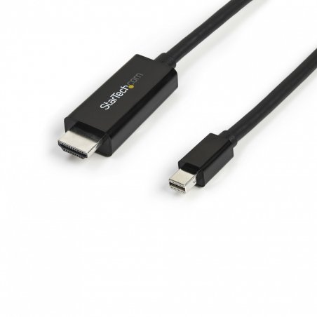 CABLE ADAPTATEUR MINI DP VERS HDMI DE 3 M - M/M - 4K - NOIR