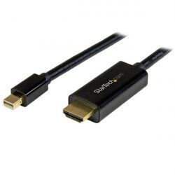 StarTech.com 15ft (5m) Mini DisplayPort to HDMI Cable - 4K 30Hz Video - mDP to HDMI Adapter Cable - Mini DP or Thunderbo