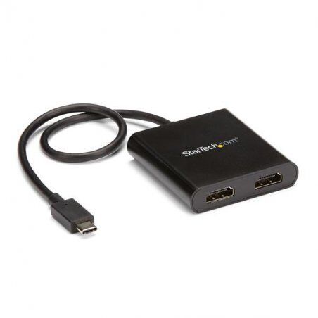 StarTech.com 2-Port Multi Monitor Adapter - USB-C to 2x HDMI Video Splitter - USB Type-C to HDMI MST Hub - Dual 4K 30Hz 