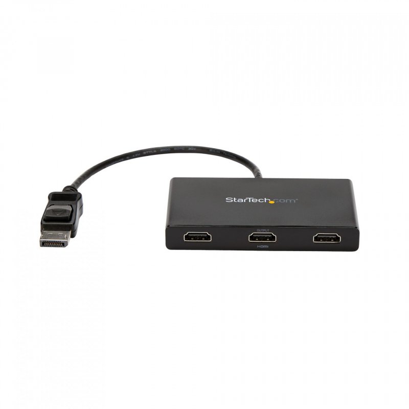 StarTech.com Adaptateur Multi-Moniteur 3 Ports - Hub MST DisplayPort 1.2 vers 3x HDMI - Triple Moniteurs HDMI 1080p - Mo