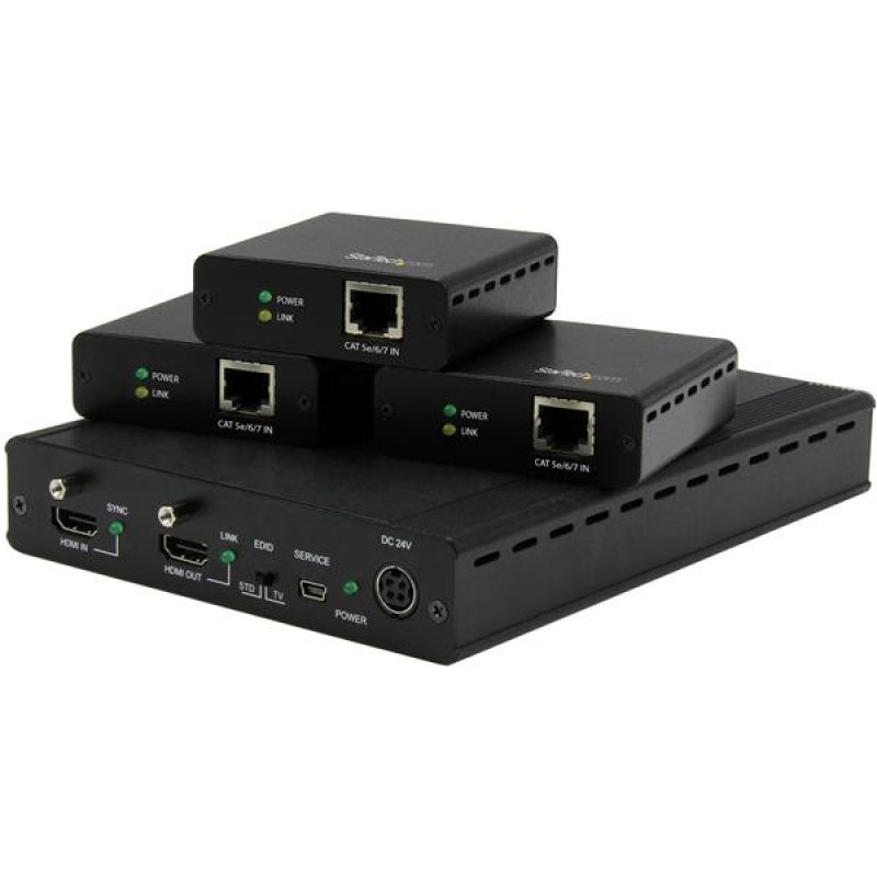 EXTENDEUR HDBASET A 3 PORTS - SPLITTER HDMI 1X3 VIA CAT5 - 4K