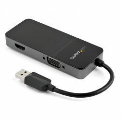 StarTech.com Adaptateur USB 3.0 vers HDMI VGA 1080p - Adaptateur Convertisseur d'Écran Multiport Double Écran/Multi-É