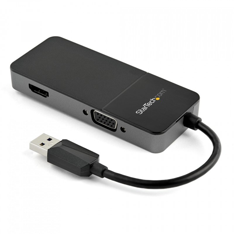 USB 3.0 TO HDMI VGA ADAPTER 4K 30HZ-2-IN-1 MULTIPORT ADAPTER