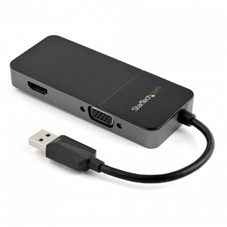 USB 3.0 TO HDMI VGA ADAPTER 4K 30HZ-2-IN-1 MULTIPORT ADAPTER