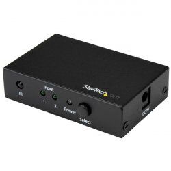StarTech.com 2 Port HDMI Switch - 4K HDMI Switch Box - Ultra HD 4k 60Hz - Video/Audio-Schalter - 2 Anschlüsse