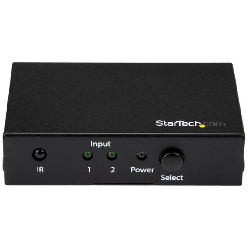 StarTech.com 2 Port HDMI Switch - 4K HDMI Switch Box - Ultra HD 4k 60Hz - Video/Audio-Schalter - 2 Anschlüsse