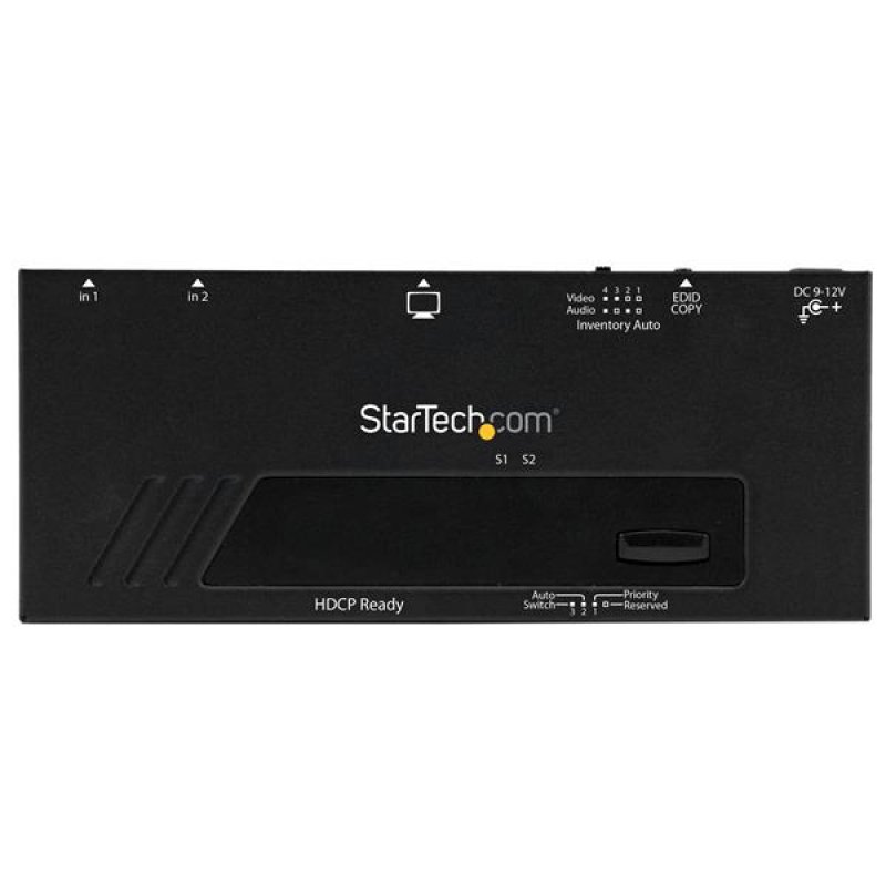 2PORT HDMI SWITCHER W AUTOMATIC PRIORITY PORT SELECTOR