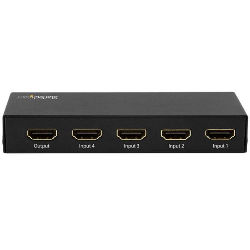 4X1 HDMI VIDEO SWITCH - 4K60 4-PORT HDMI SWITCHER - 4K 60 HZ
