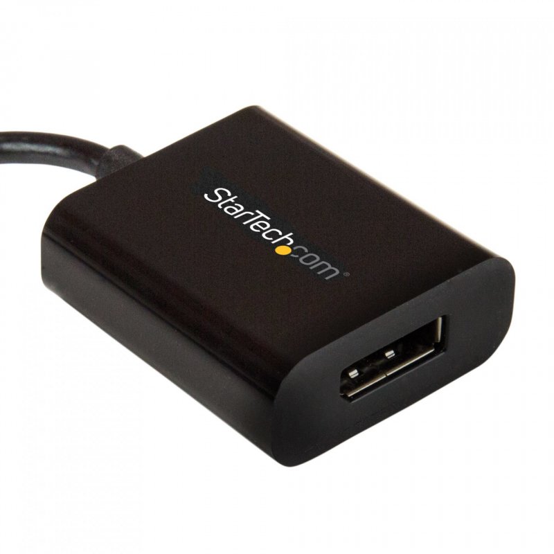 StarTech.com USB C to DisplayPort Adapter - 4K 60Hz/8K 30Hz - USB Type-C to DP 1.4 HBR2 Adapter Dongle - Compact USB-C (