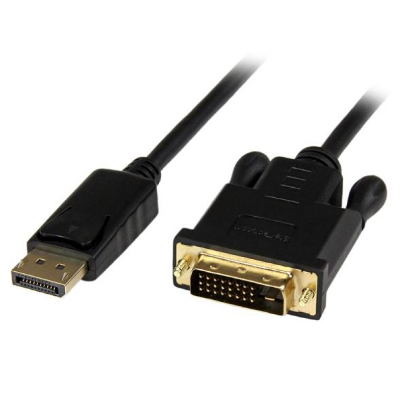 StarTech.com 6ft (1.8m) DisplayPort to DVI Cable - 1080p Video - Active DisplayPort to DVI Adapter Cable - DisplayPort t