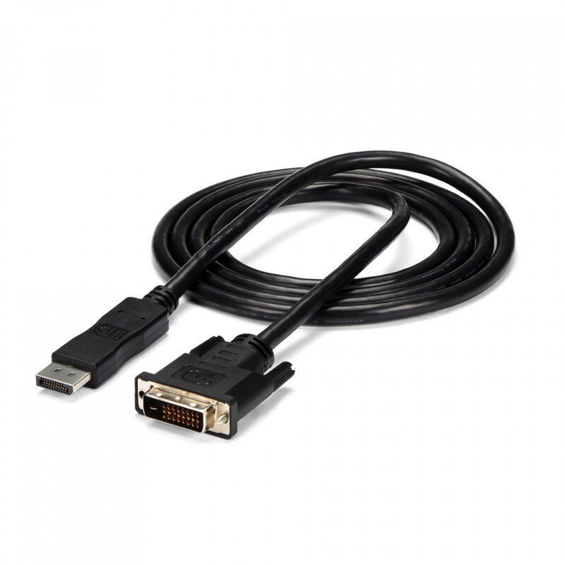 StarTech.com 6ft (1.8m) DisplayPort to DVI Cable - DisplayPort to DVI Adapter Cable 1080p Video - DisplayPort to DVI-D C