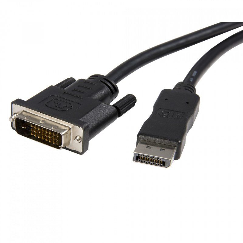 StarTech.com 6ft (1.8m) DisplayPort to DVI Cable - DisplayPort to DVI Adapter Cable 1080p Video - DisplayPort to DVI-D C