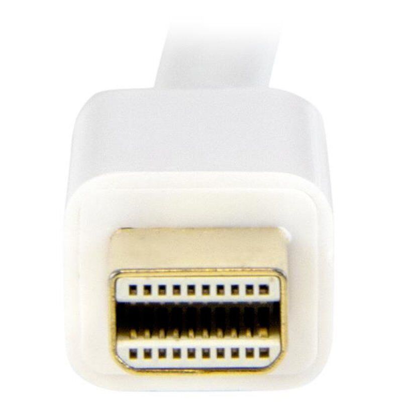 CABLE ADAPTATEUR MINI DP VERS HDMI DE 2 M - M/M - 4K - BLANC