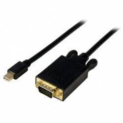 StarTech.com 6ft (2m) Mini DisplayPort to VGA Cable - Active Mini DP to VGA Adapter Cable - 1080p Video - mDP 1.2 or Thu