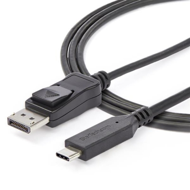StarTech.com CDP2DP146B câble vidéo et adaptateur 1,8 m USB Type-C DisplayPort Noir