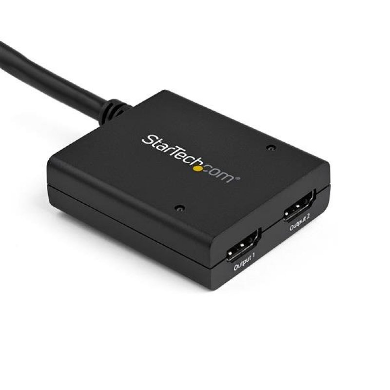 StarTech.com Splitter vidéo HDMI 4K à 2 ports - Répartiteur HDMI 1 x 2 alimenté par USB ou adaptateur d'alimentation