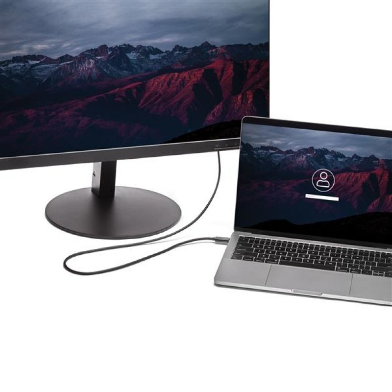 StarTech.com 2m USB-C auf HDMI Kabel - Monitorkabel - 4K bei 60Hz - USB Typ C zu HDMI Kabel - Schwarz - externer Videoa