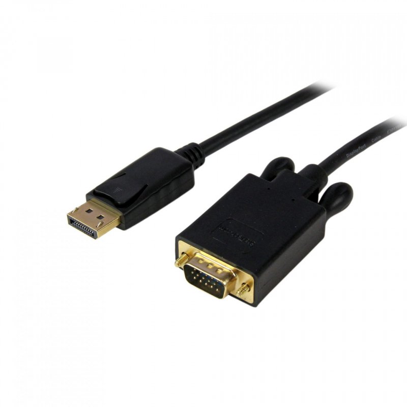 StarTech.com DisplayPort auf VGA Kabel 3m (Stecker/Stecker) - Aktiver DP zu VGA Kabel Adapter/ Konverter für PC 1920x12