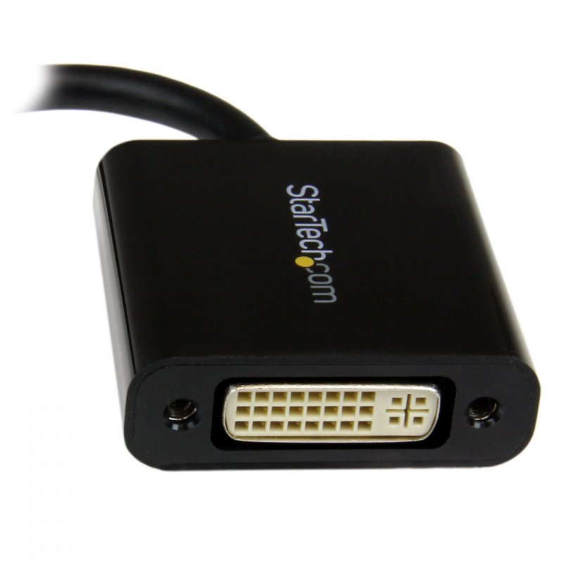 StarTech.com Mini DisplayPort to DVI Adapter - Mini DP to DVI-D Converter - 1080p Video - mDP or Thunderbolt 1/2 Mac/PC 