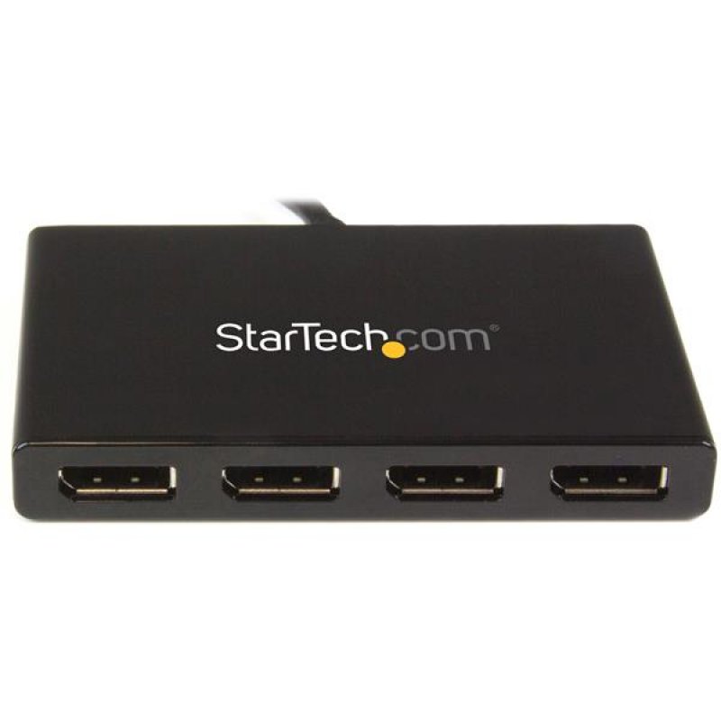 StarTech.com 4-Port Multi Monitor Adapter - DisplayPort 1.2 MST Hub - 4x 1080p - DisplayPort Video Splitter for Extended