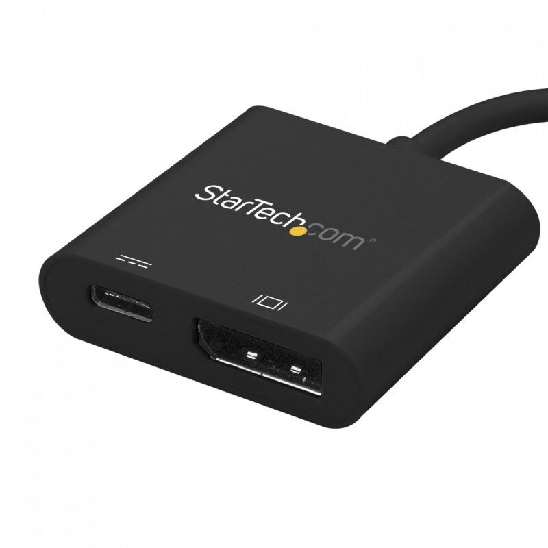 StarTech.com USB C to DisplayPort Adapter with Power Delivery - 4K 60Hz HBR2 - USB Type-C to DP 1.2 Monitor Video Conver