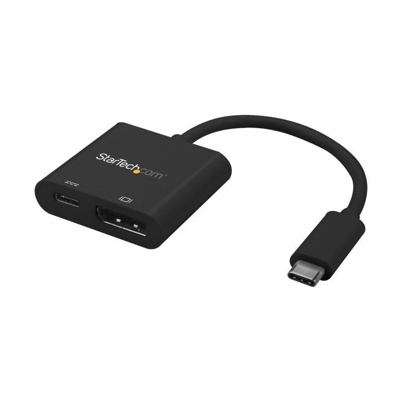 StarTech.com USB C to DisplayPort Adapter with Power Delivery - 4K 60Hz HBR2 - USB Type-C to DP 1.2 Monitor Video Conver
