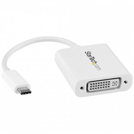 ADAPTATEUR VIDEO USB TYPE-C VERS DVI - M/F - BLANC