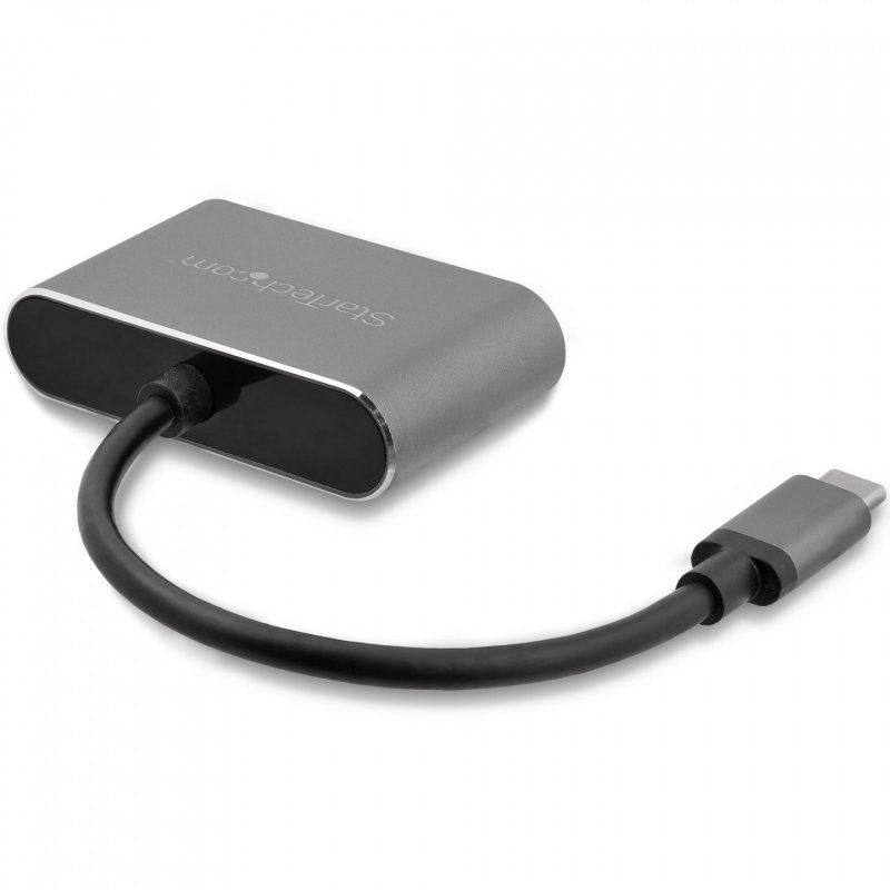 USB-C TO VGA AND HDMI ADAPTER 2IN1 4K 30HZ SPACE GRAY