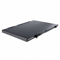 StarTech.com 1U 4-Post Adjustable Server Rack Mount Shelf - 330lbs(150 kg) - 19.5 to 38in Adjustable Mounting Depth Univ