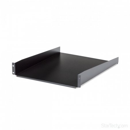 StarTech.com 2U Server Rack Shelf - Universal Rack Mount Cantilever Shelf for 19" Network Equipment Rack & Cabinet - Hea