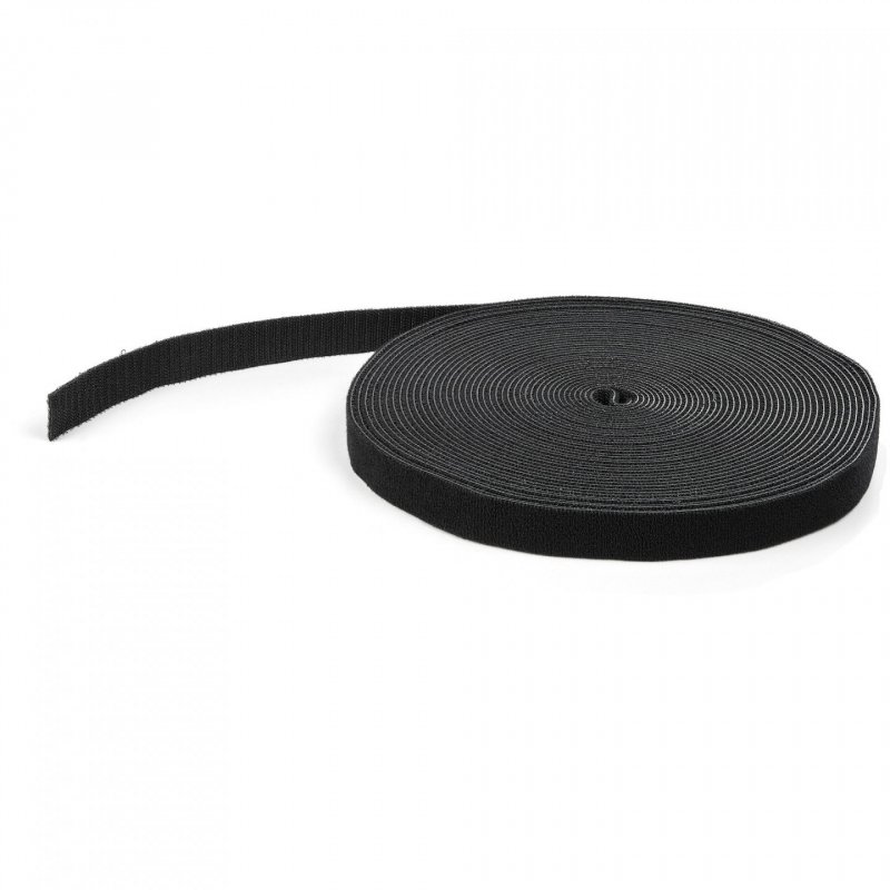 StarTech.com 50ft Hook and Loop Roll - Cut-to-Size Reusable Cable Ties - Bulk Industrial Wire Fastener Tape /Adjustable 