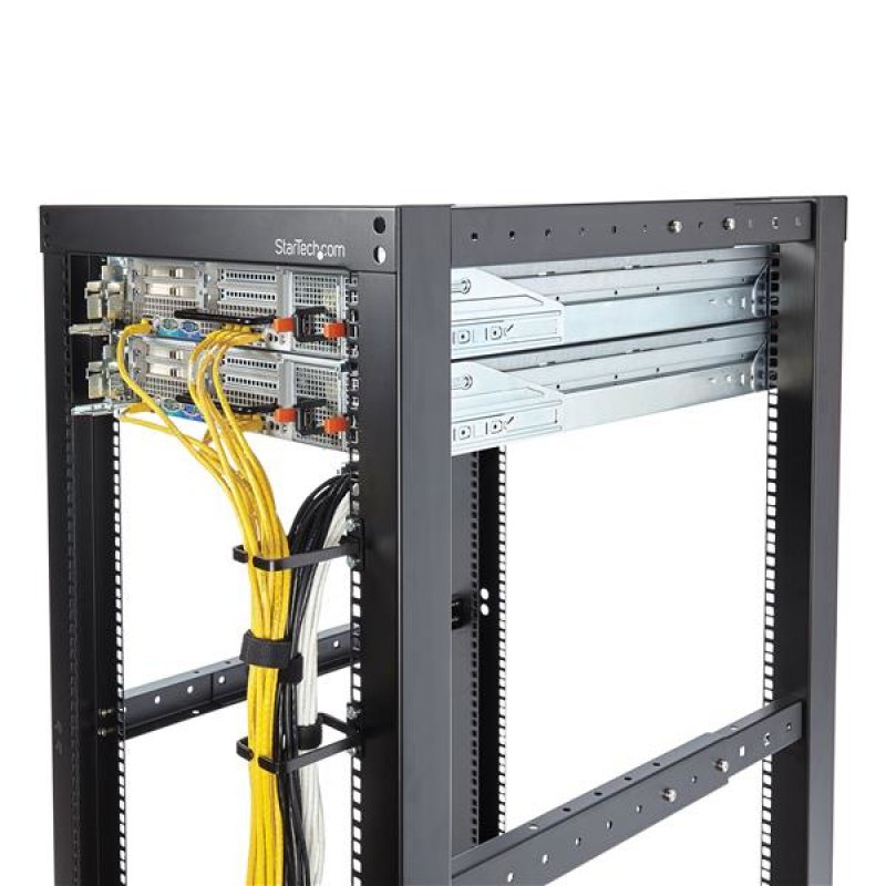 StarTech.com 1 HE Rack Kabelführung/ Kabelmanagement D-Ring - 5,7x10cm Kabelmanagementring - 1U