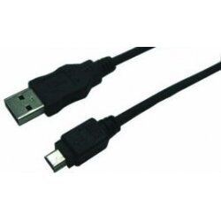 LogiLink CU0014 USB cable 1.8 m USB 2.0 USB A Mini-USB B Black