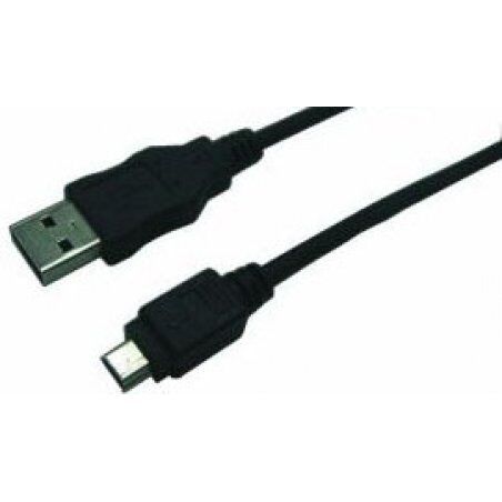 LogiLink CU0014 USB cable 1.8 m USB 2.0 USB A Mini-USB B Black