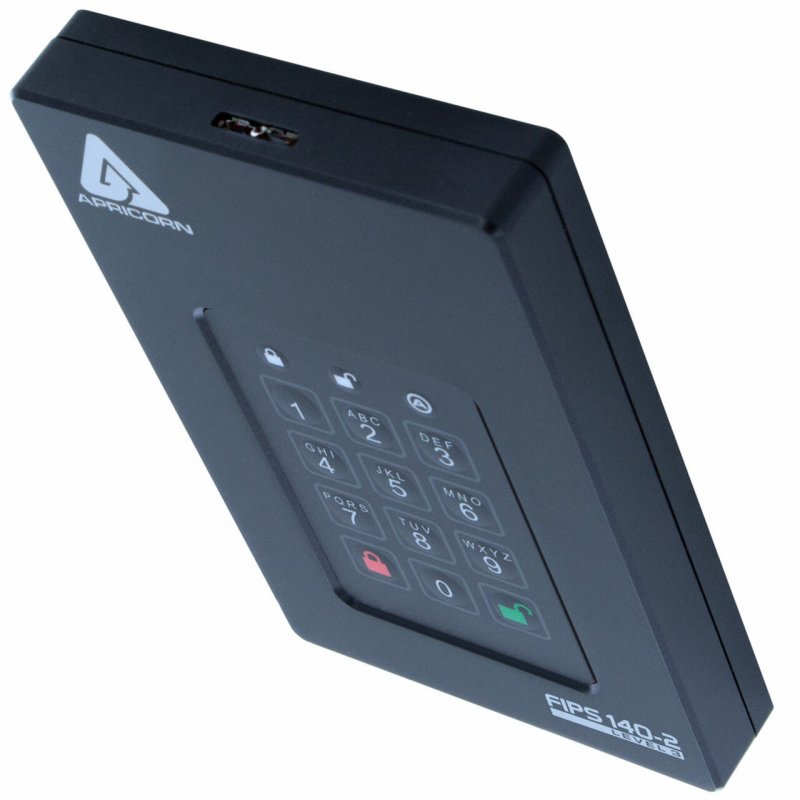 Apricorn compatible Aegis Fortress L3 - Festplatte - 1 TB - USB 3.1