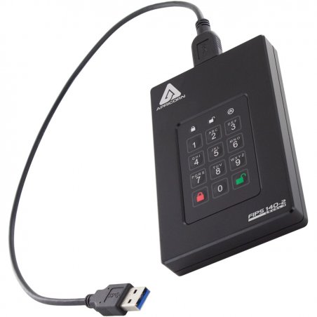 Apricorn Aegis Fortress L3 4 TB Black