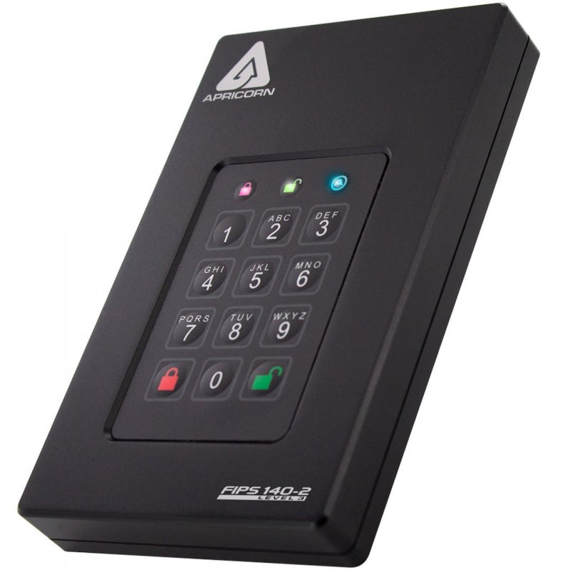 Apricorn compatible Aegis Fortress L3 - Festplatte - 4 TB - USB 3.1