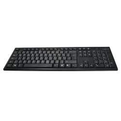 LogiLink ID0104 clavier Souris incluse RF sans fil QWERTZ Noir