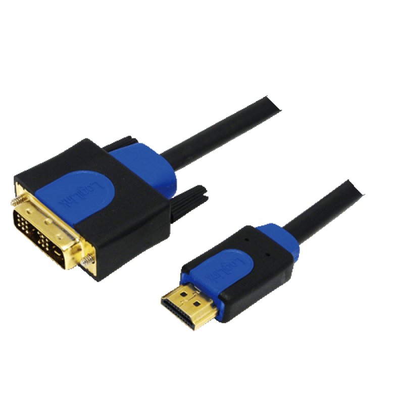 LogiLink compatible Videokabel - HDMI / DVI - 2 m