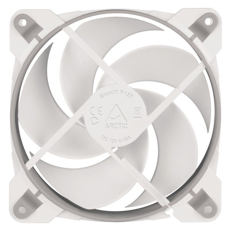 ARCTIC BioniX P120 Boitier PC Ventilateur 12 cm Gris, Blanc