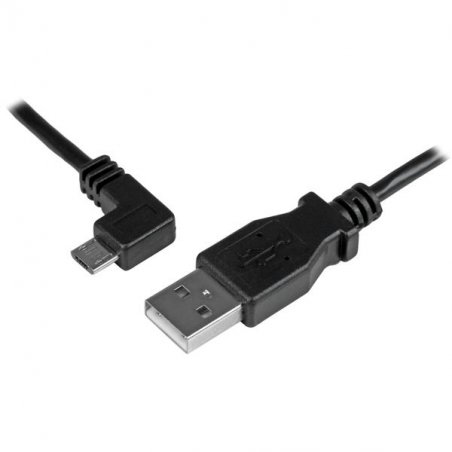 StarTech.com Micro USB Lade- und Sync-Kabel St/St - Links gewinkelt Micro-USB - 0,5m - USB-Kabel - 50 cm