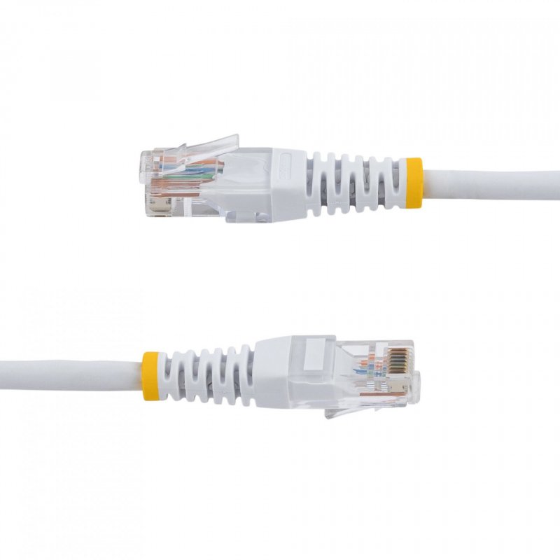 StarTech.com 15m Cat5e White Molded RJ45 UTP Cat 5e Patch Cable - 15 m Patch Cord