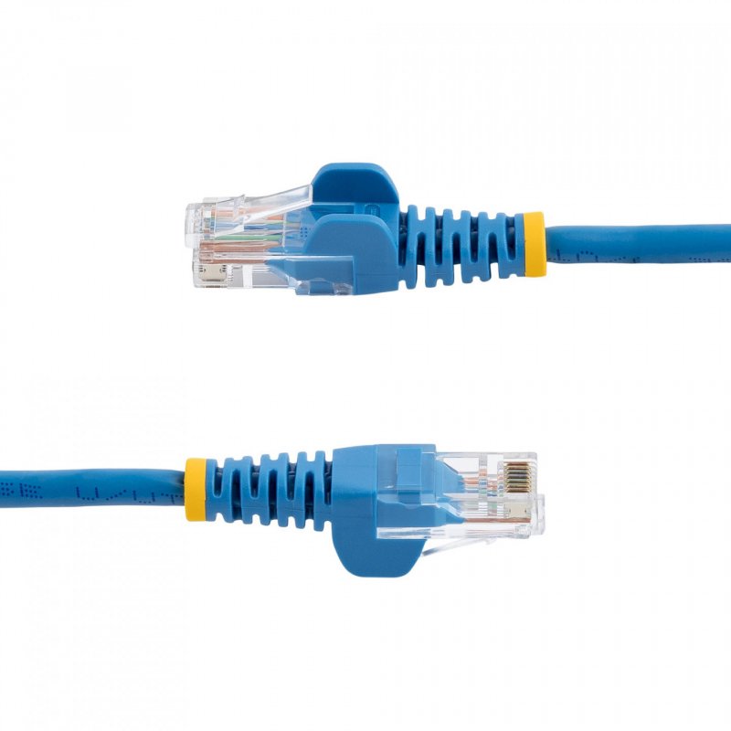 CABLE RESEAU CAT5E UTP SANS CROCHET DE 2M - M/M - BLEU
