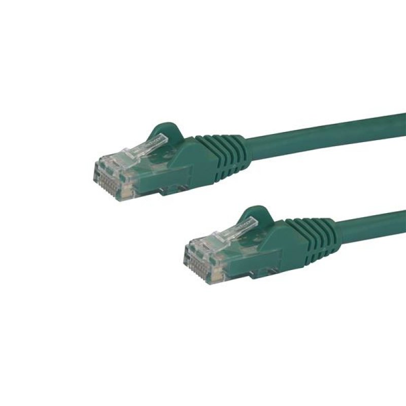 CABLE RESEAU CAT6 UTP SANS CROCHET DE 10 M - M/M - VERT