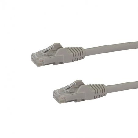 CABLE RESEAU CAT6 GIGABIT UTP SANS CROCHET DE 10M - GRIS