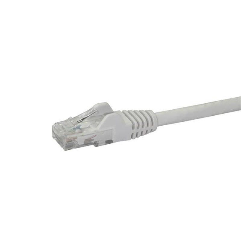 StarTech.com 10m CAT6 Ethernet Cable - White CAT 6 Gigabit Ethernet Wire -650MHz 100W PoE RJ45 UTP Network/Patch Cord Sn