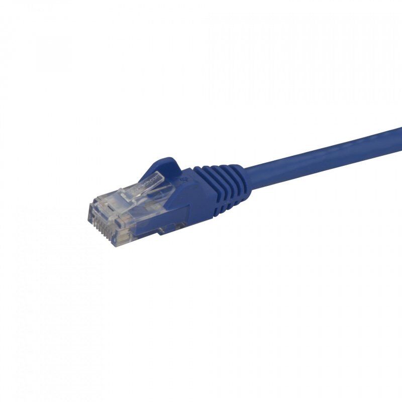CABLE RESEAU PATCH GIGABIT CAT6 UTP RJ45 BLEU SANS CROCHET 1M