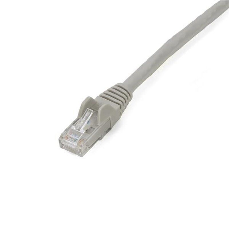 StarTech.com 2m CAT6 Ethernet Cable - Grey CAT 6 Gigabit Ethernet Wire -650MHz 100W PoE RJ45 UTP Network/Patch Cord Snag