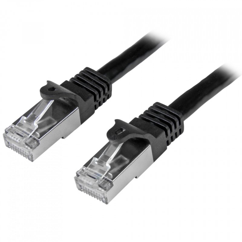 CABLE RESEAU CAT6 SFTP SANS CROCHET DE 3 M - M/M - NOIR