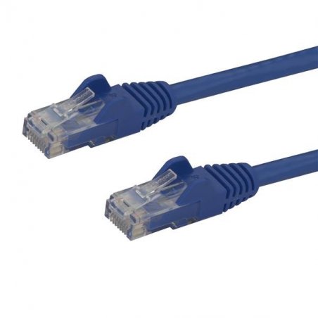 CABLE RESEAU CAT6 GIGABIT UTP SANS CROCHET DE 5M - BLEU